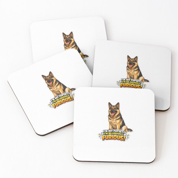 Item preview, Divertida pegatina de pastor alemán designed and sold by kissing Pets.