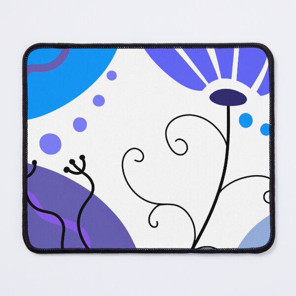 Item preview, Vibrant Blue Whimsical Boho Design designed and sold by Sartoris Art.