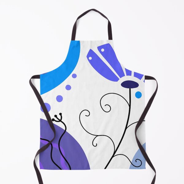 Item preview, Vibrant Blue Whimsical Boho Design designed and sold by Sartoris Art.