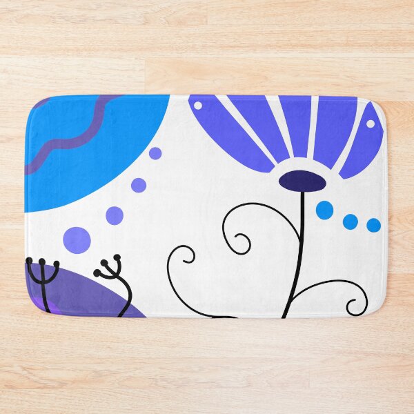 Item preview, Vibrant Blue Whimsical Boho Design designed and sold by Sartoris Art.