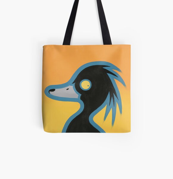 Tufted Duck All Over Print Tote Bag
