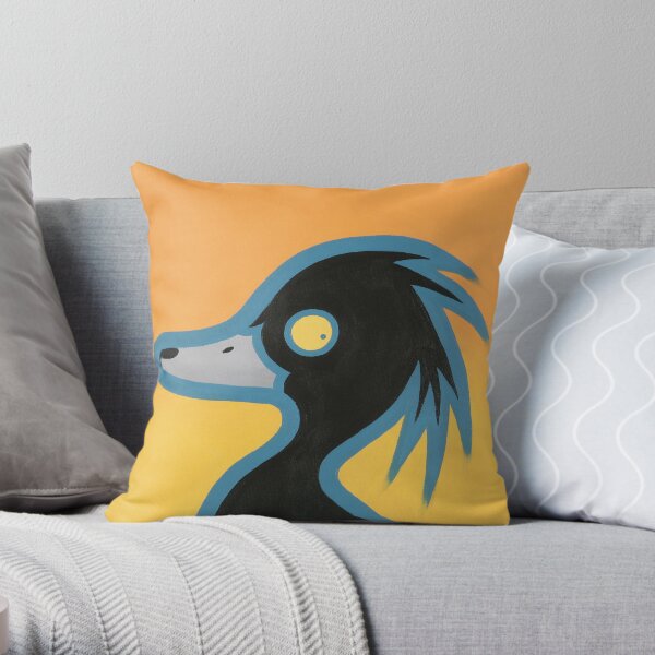 Tufted Duck Throw Pillow