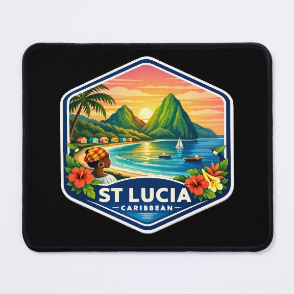 Item preview, St Lucia Caribbean Colorful Culture designed and sold by scicilysimonee.