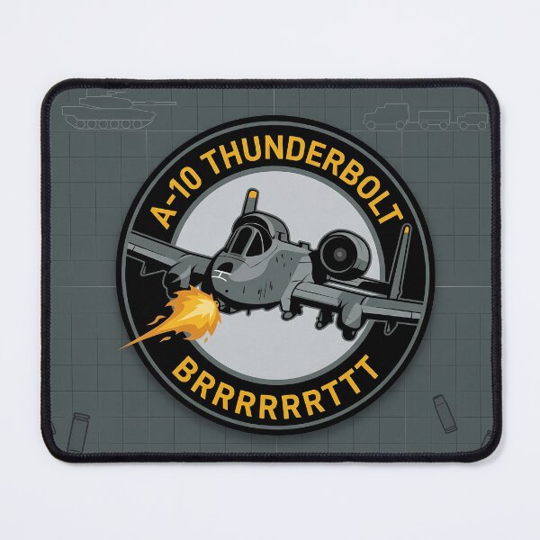 Item preview, A-10 Thunderbolt II Brrrrrrttt Tactical Military Jet designed and sold by ArtDreams92.
