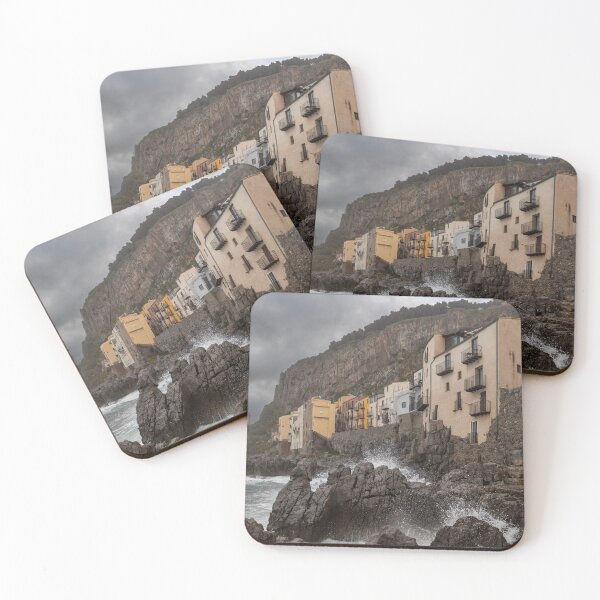 Item preview, Stormy Cefalù – Dramatic Sicilian Coastline designed and sold by Zdrojewski.
