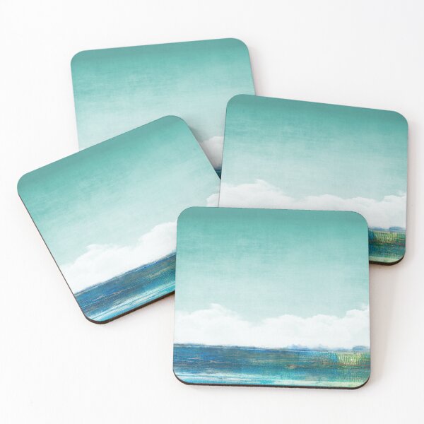 Item preview, Aqua Horizon Clouds designed and sold by Skyline-Art-Inc.