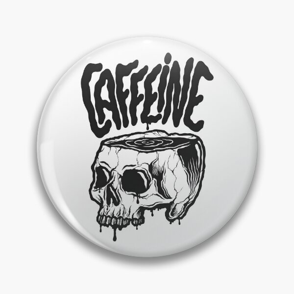 Item preview, C8H10N4O2 skull designed and sold by SlayPOPShop.