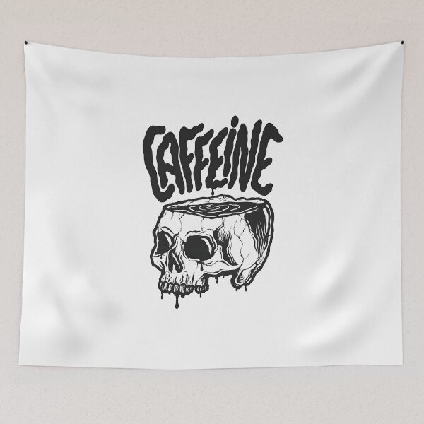 Item preview, C8H10N4O2 skull designed and sold by SlayPOPShop.
