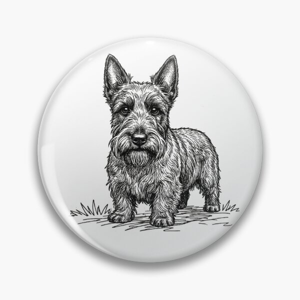Item preview, Scottish Terrier Etching: Classic Scottie Dog Highland Heritage designed and sold by Loom on the Loch.