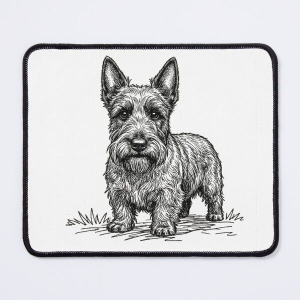 Item preview, Scottish Terrier Etching: Classic Scottie Dog Highland Heritage designed and sold by Loom on the Loch.