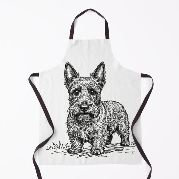 Item preview, Scottish Terrier Etching: Classic Scottie Dog Highland Heritage designed and sold by Loom on the Loch.
