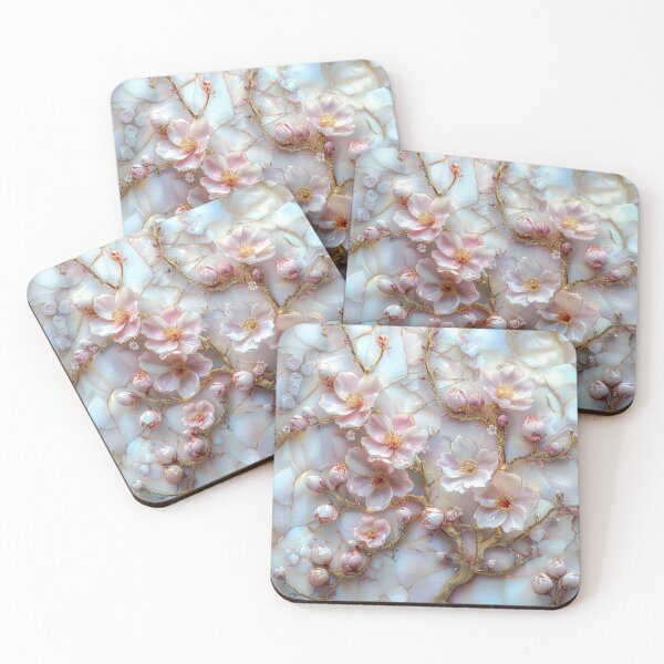 Item preview, Cherry Blossom Tree Stained Glass Art designed and sold by MargaretWiktor.
