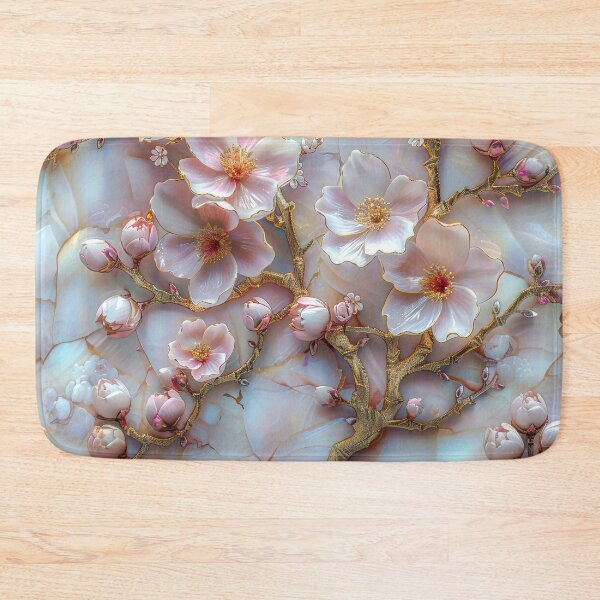 Item preview, Cherry Blossom Tree Stained Glass Art designed and sold by MargaretWiktor.
