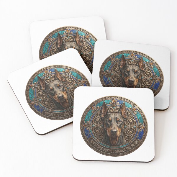 Item preview, Majestic Doberman Stained Glass Art Portrait designed and sold by Verdezeus86 .