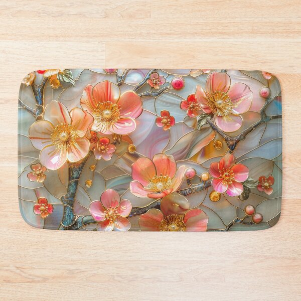 Item preview, Cherry Blossom Branch Stained Glass Art designed and sold by MargaretWiktor.