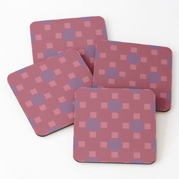 Item preview, Pink and purple geometric seamless repeating pattern designed and sold by SeamlessDsign.