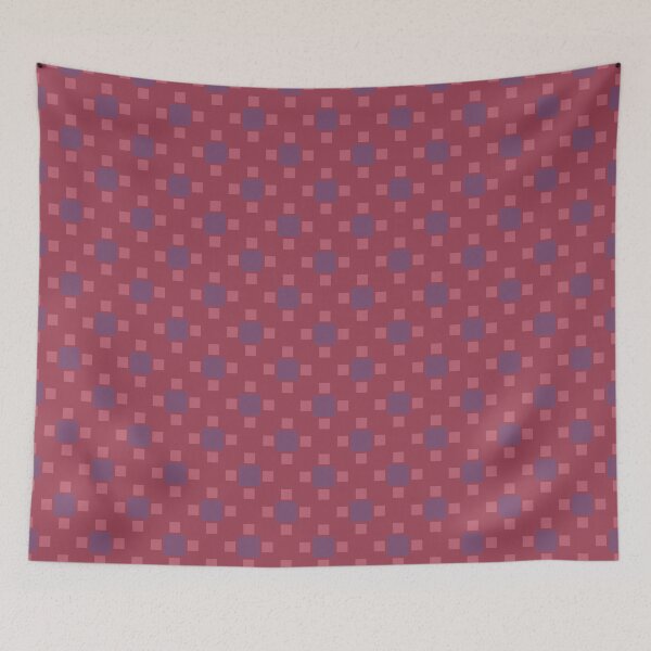 Item preview, Pink and purple geometric seamless repeating pattern designed and sold by SeamlessDsign.