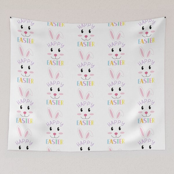 Item preview, Happy Easter Bunny Face designed and sold by GL Digital Artwork .