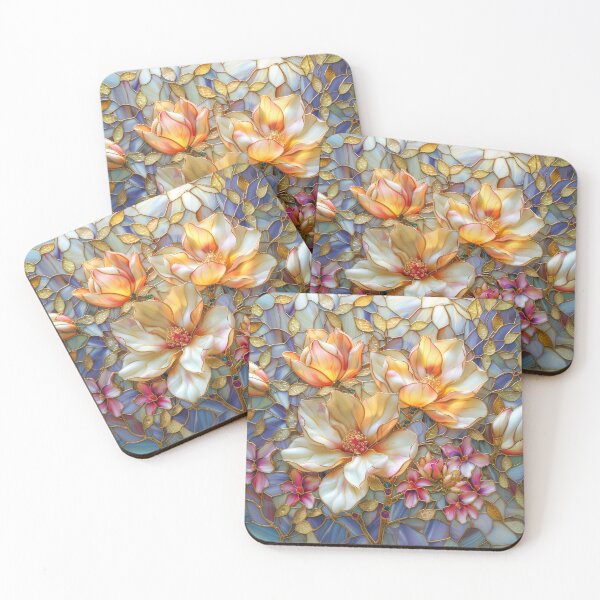 Item preview, Floral Stained Glass Art designed and sold by MargaretWiktor.