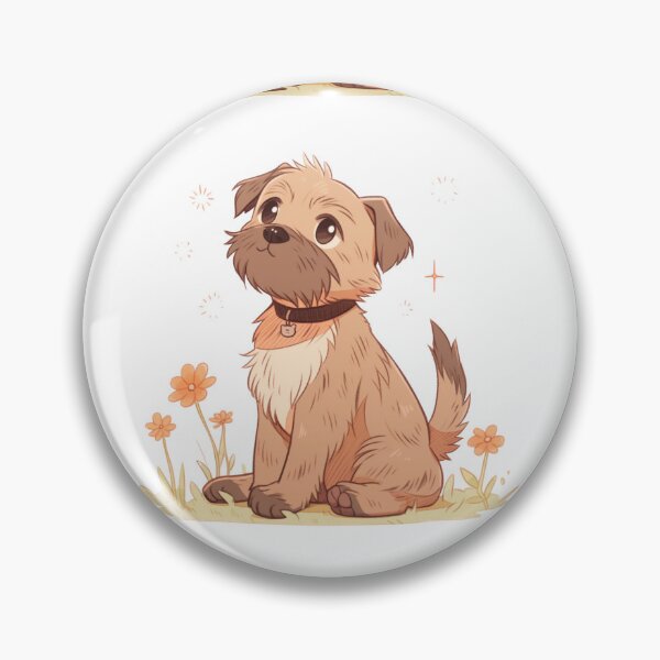 Item preview, Cute Border Terrier designed and sold by MendaciousMina.