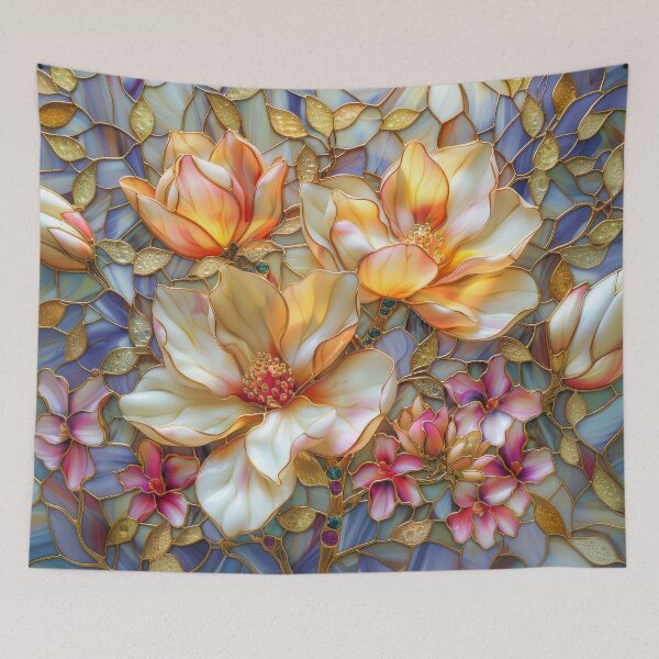Item preview, Floral Stained Glass Art designed and sold by MargaretWiktor.