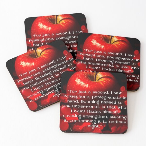 Item preview, "I saw Persephone..." Sticker | Obsessive Love Quote | Dark Romance BookTok Aesthetic Sticker designed and sold by DEZZYDCREATES.