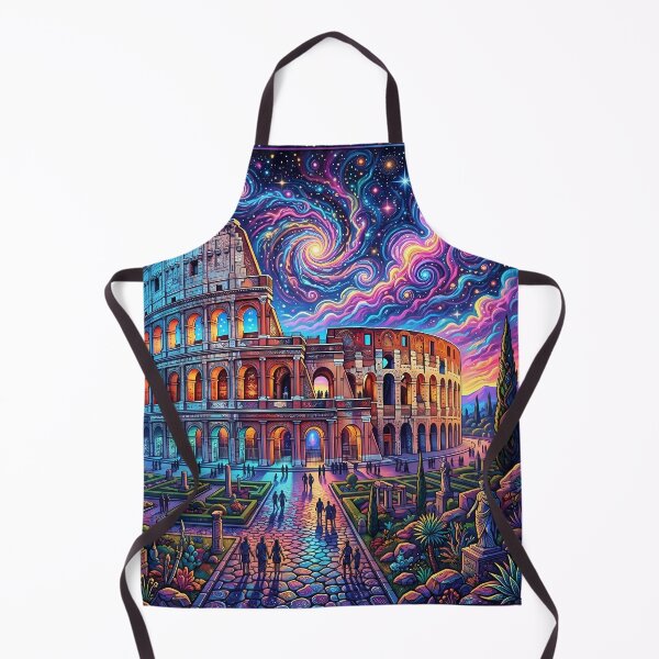 Item preview, Roman Colosseum - Psychedelic Cosmic Art designed and sold by Lucid Dream Pixel.