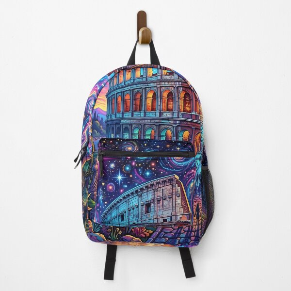 Item preview, Roman Colosseum - Psychedelic Cosmic Art designed and sold by Lucid Dream Pixel.