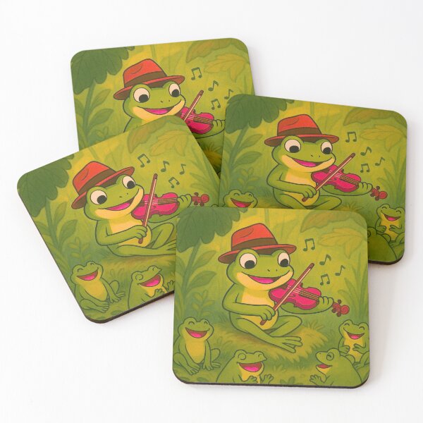 Item preview, A frog playing the violin designed and sold by Lougud.