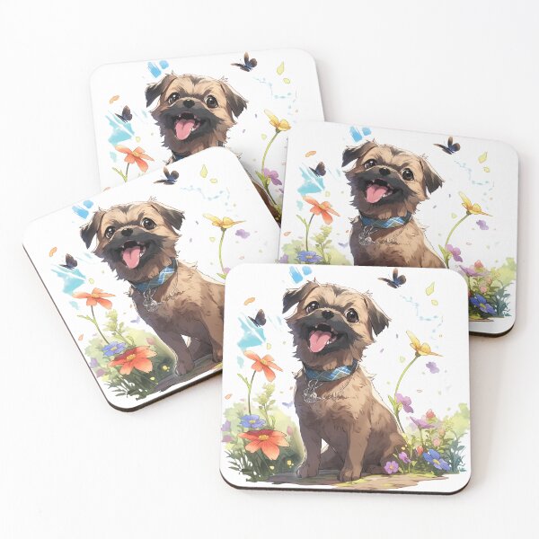 Item preview, Cute Border Terrier designed and sold by MendaciousMina.