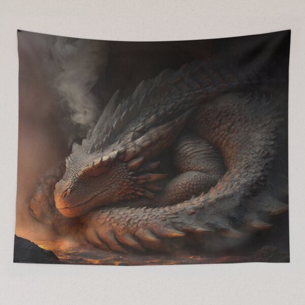 Item preview, Dragon Sleeping In His Cave designed and sold by Rtymer.