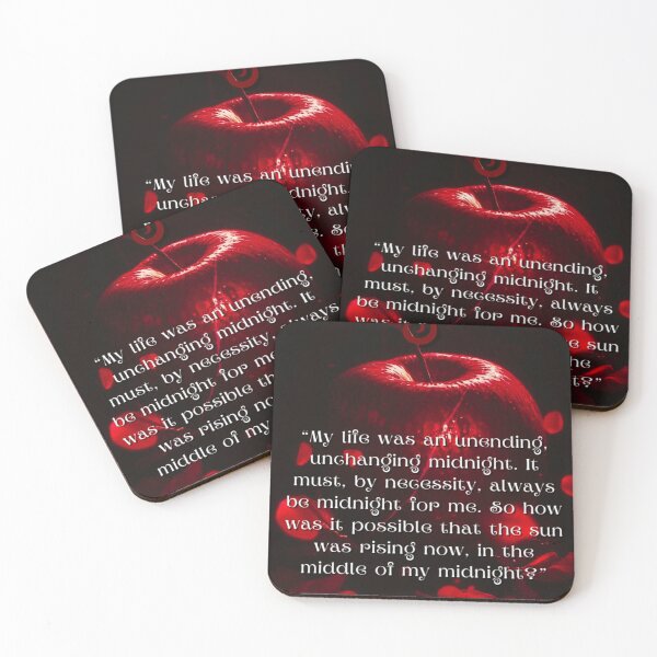 Item preview, "My life was an unending, unchanging midnight..." Sticker | Midnight Sun Inspired | Emotional BookTok Sticker designed and sold by DEZZYDCREATES.
