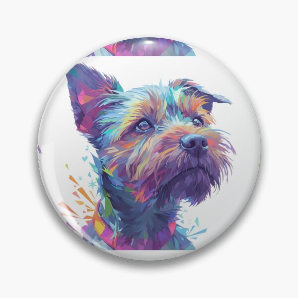 Item preview, Colorful Border Terrier designed and sold by MendaciousMina.