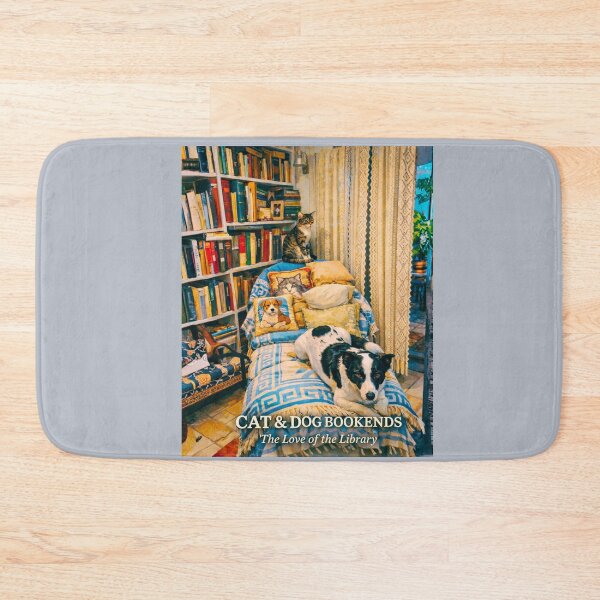 Item preview, Cat & Dog Bookends: The Love of the Library  designed and sold by Caroline Communications LLC.