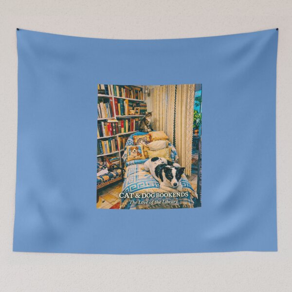 Item preview, Cat & Dog Bookends: The Love of the Library  designed and sold by Caroline Communications LLC.