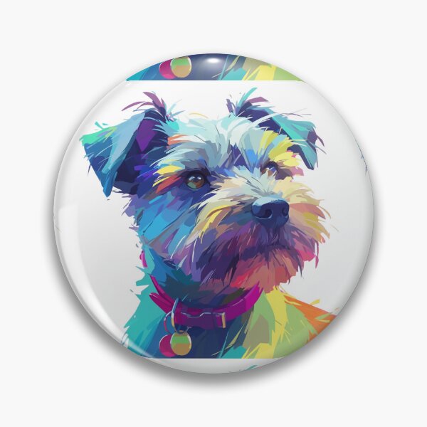 Item preview, Colorful Border Terrier designed and sold by MendaciousMina.