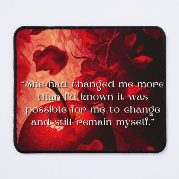 Item preview, "She had changed me..." Sticker | Dark Romance Midnight Sun Inspired | BookTok Viral Aesthetic designed and sold by DEZZYDCREATES.