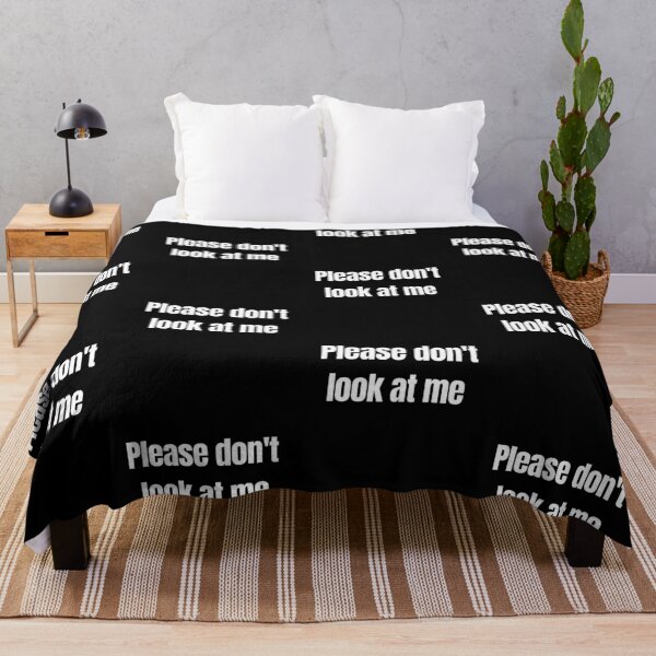 Item preview,  Please Dont Look At Me Sarcastic Minimalist designed and sold by Quotable Gear.