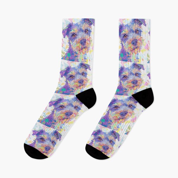 Item preview, Colorful Border Terrier designed and sold by MendaciousMina.