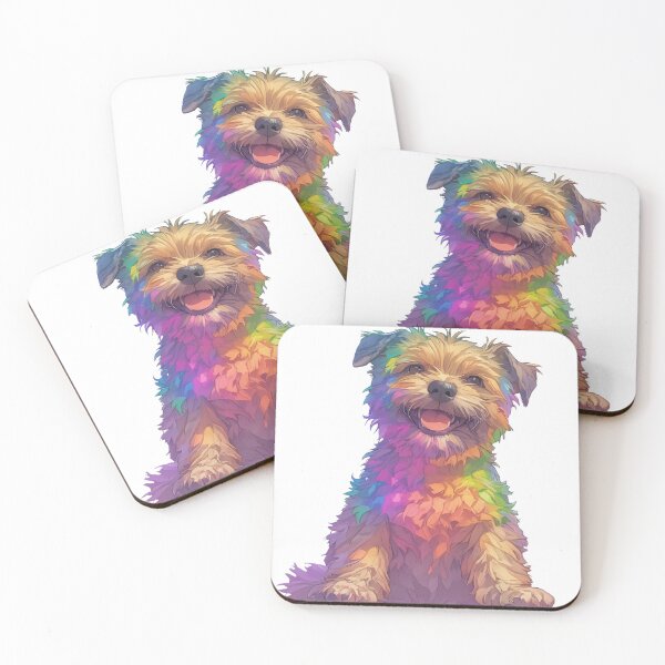 Item preview, Colorful Border Terrier designed and sold by MendaciousMina.