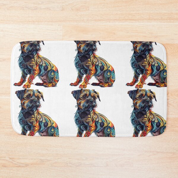 Item preview, Colorful Border Terrier designed and sold by MendaciousMina.