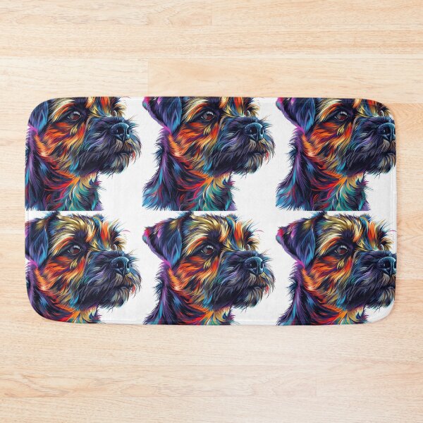 Item preview, Colorful Border Terrier designed and sold by MendaciousMina.