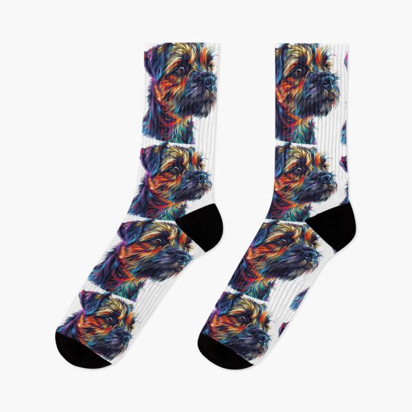 Item preview, Colorful Border Terrier designed and sold by MendaciousMina.