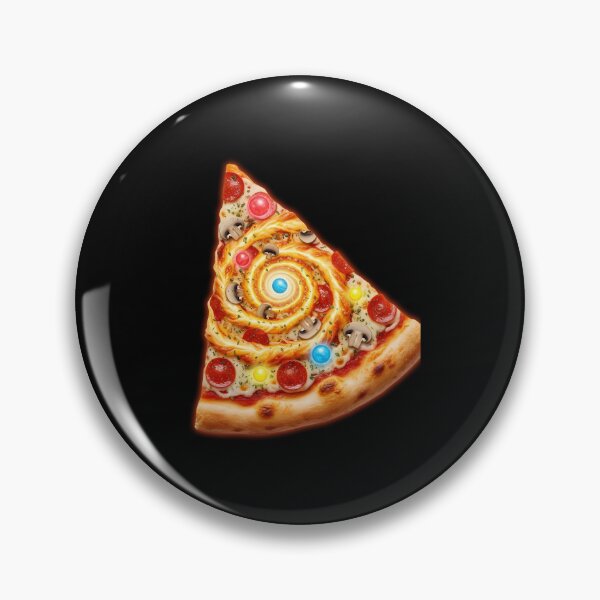 Item preview, Cosmic Pizza Slice - Galactic Cheese Spiral Space Art designed and sold by powersunlight.