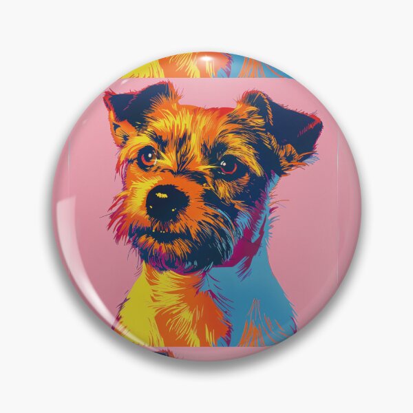 Item preview, Pop art Border Terrier designed and sold by MendaciousMina.