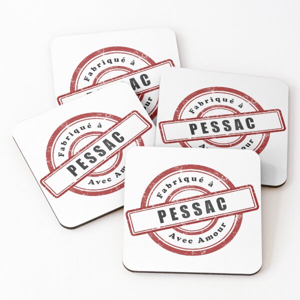 Item preview, Vintage stamp Made in Pessac with love designed and sold by Panneaux et signalisations - NPOITEVIN.