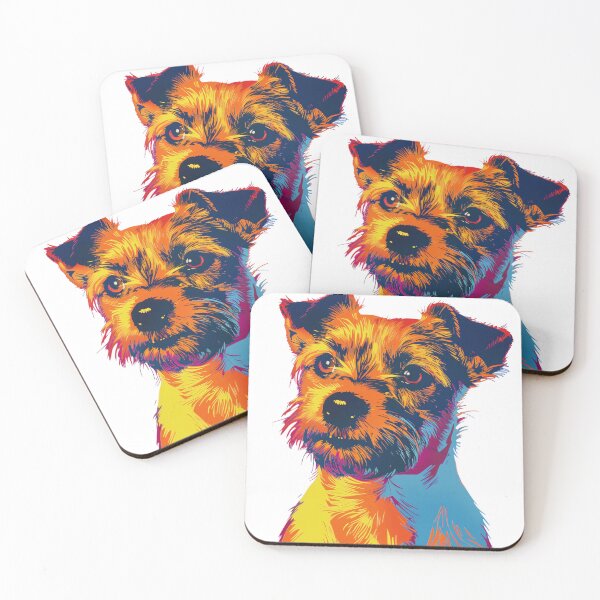 Item preview, Pop art Border Terrier designed and sold by MendaciousMina.