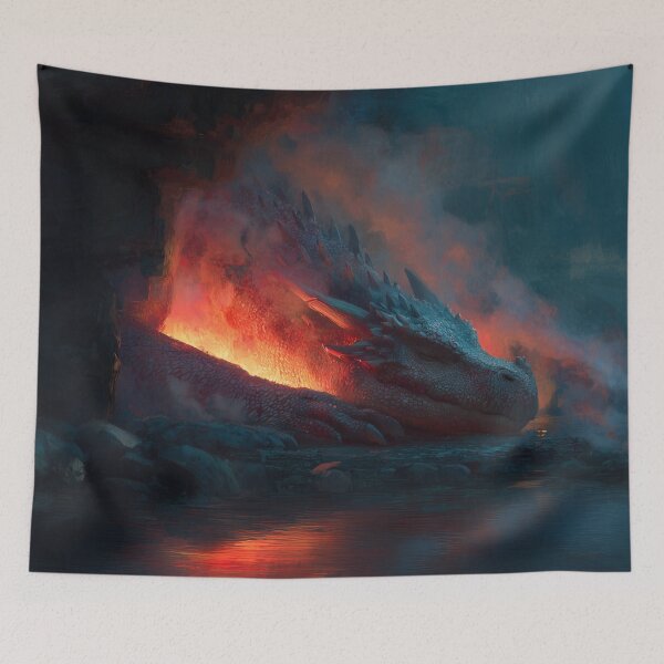 Item preview, Dragon Sleeping In His Cave designed and sold by Rtymer.