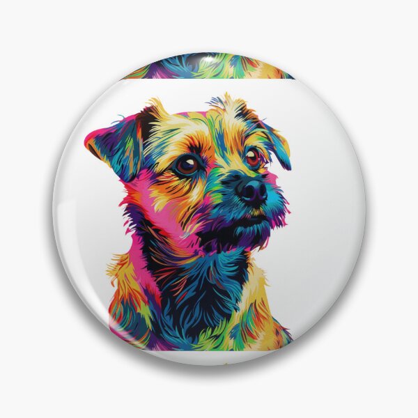 Item preview, Pop art Border Terrier designed and sold by MendaciousMina.