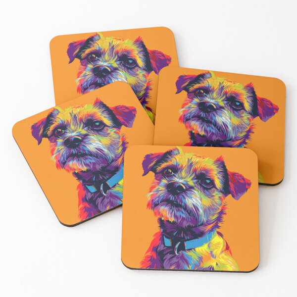 Item preview, Pop art Border Terrier designed and sold by MendaciousMina.